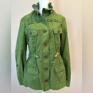 Daughters of the Liberation Jacket Women’s 6 Green with Denim Accents